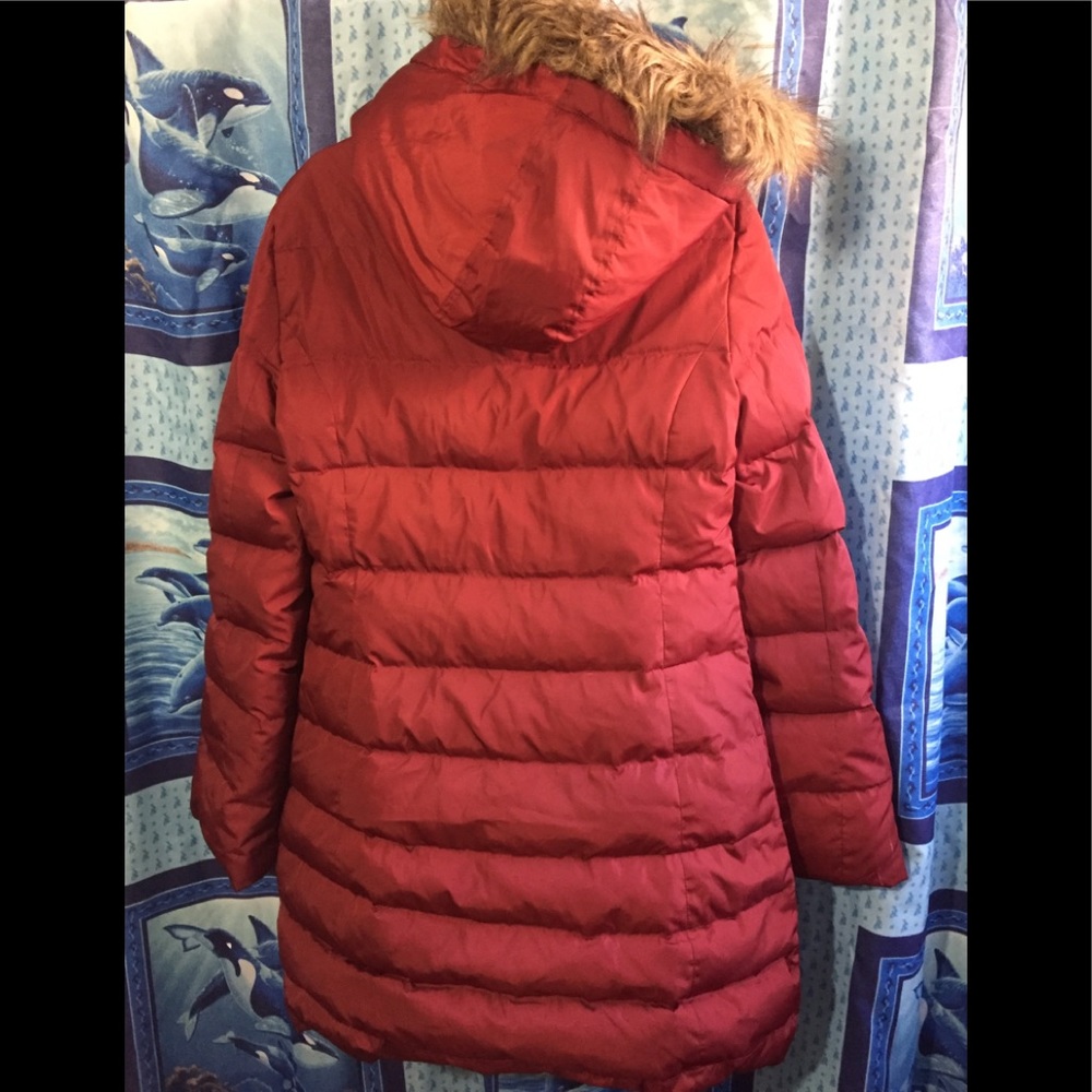 Soia & Kyo Hooded Down Coat Sz XS